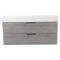 Grey Oak Bathroom Vanity, 48